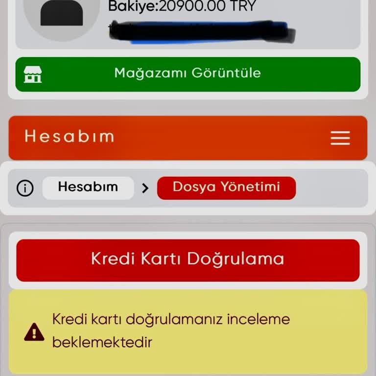 Kabasakal Online Ödeme Yaptırmıyor