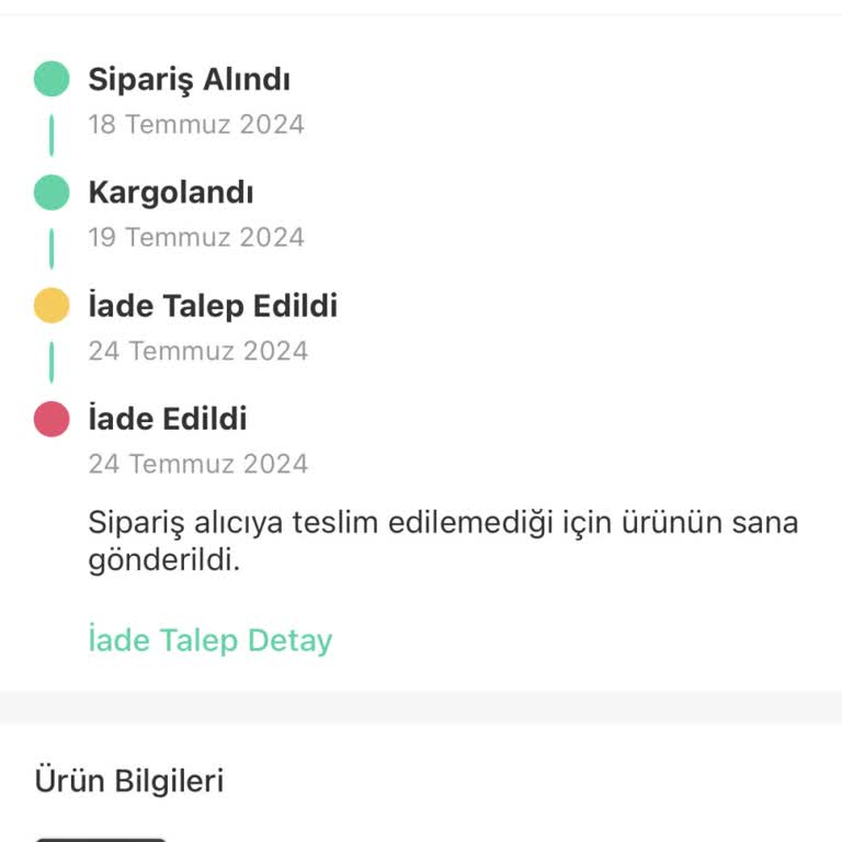Trendyol Kayıp Kargo Ve İade Sorunu