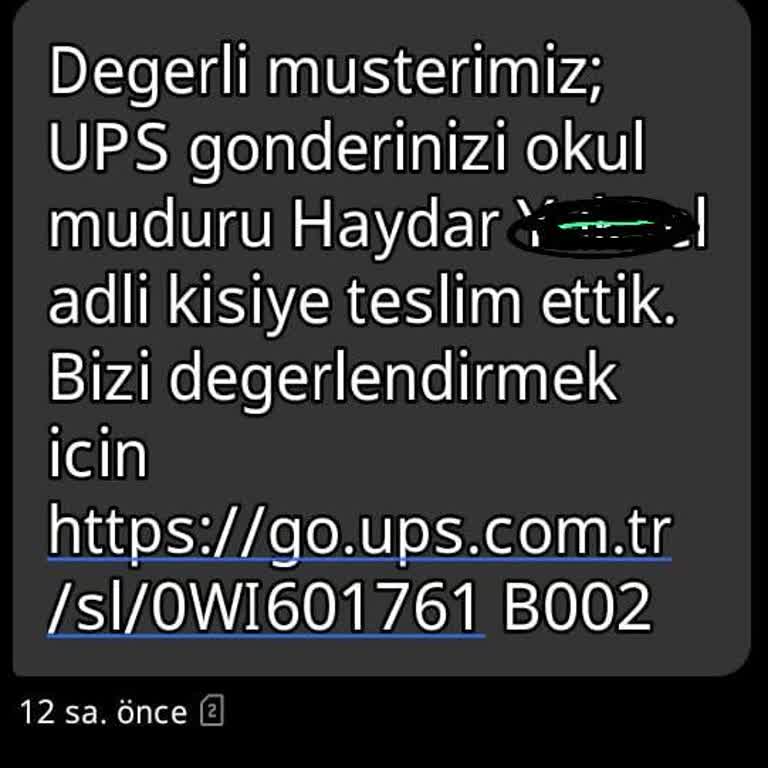 UPS Türkiye'nin Yanlış Teslimat Skandalı