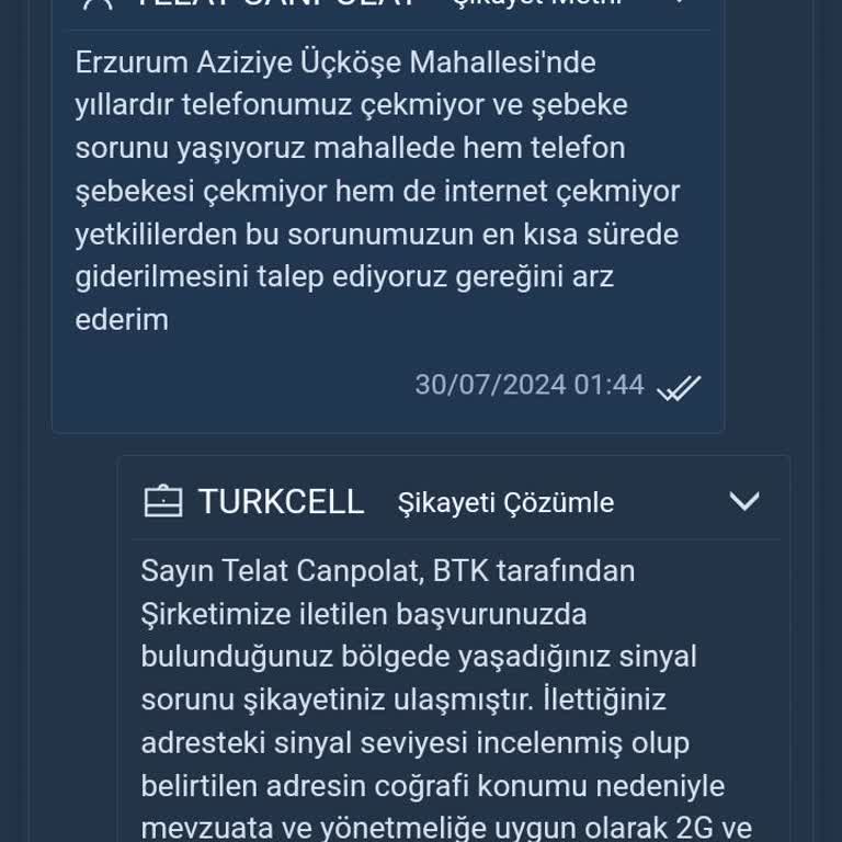 Erzurum'da Bitmeyen Telefon Şebeke Sorunu