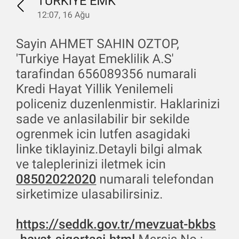 Türkiye Hayat Emeklilik Bu Nasıl Bir Saçmalıktır