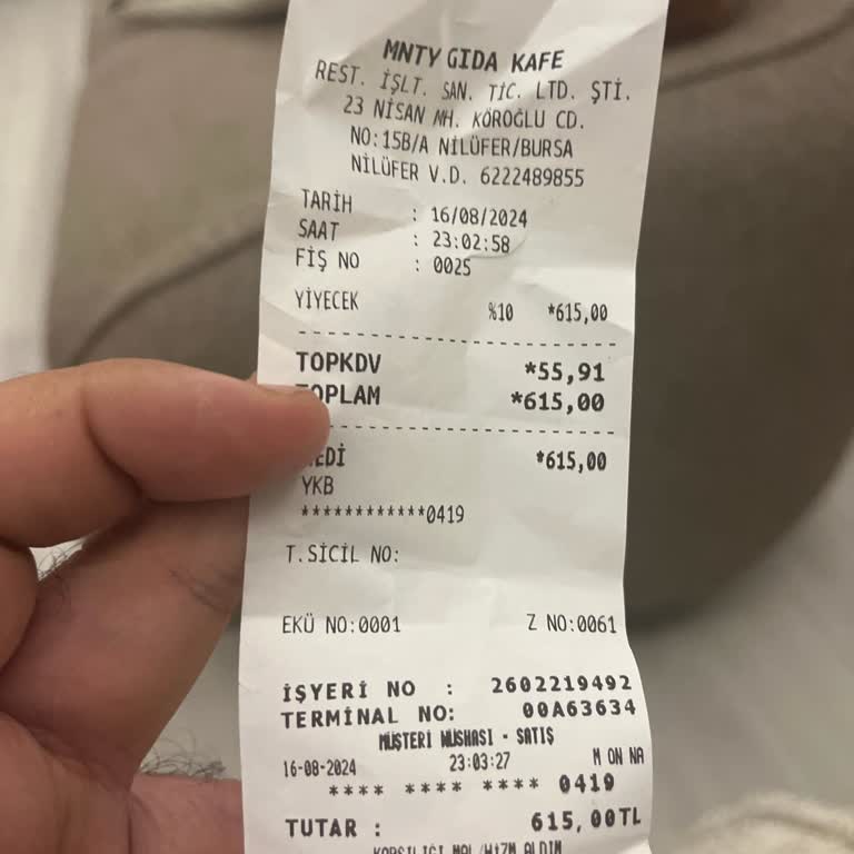 Minty Lounge Maç Ücreti Ve Çerez Fiyatlandırmasında Şeffaf Olmayan Uygulama