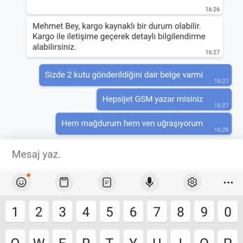 Lumberjack Eksik Ürün Teslimi