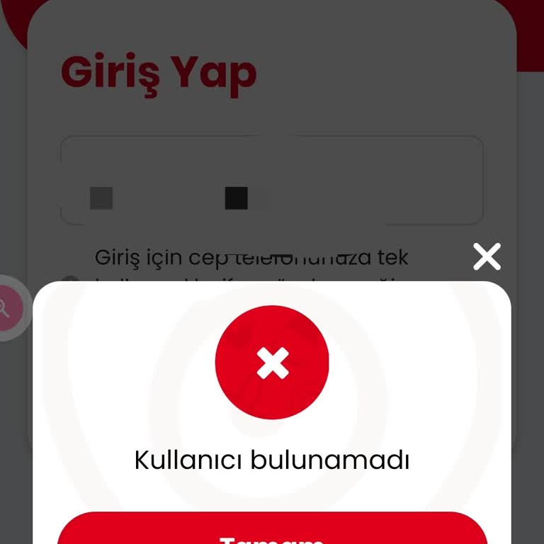 Nutella Uygulama Giriş Yapamama