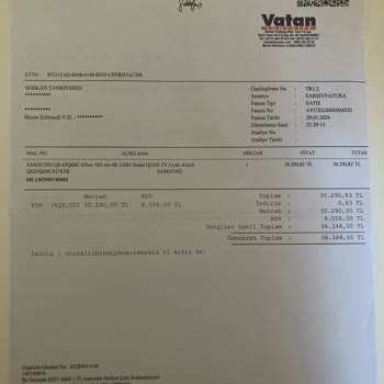 Yeni Alınmış Samsung TV Arızası