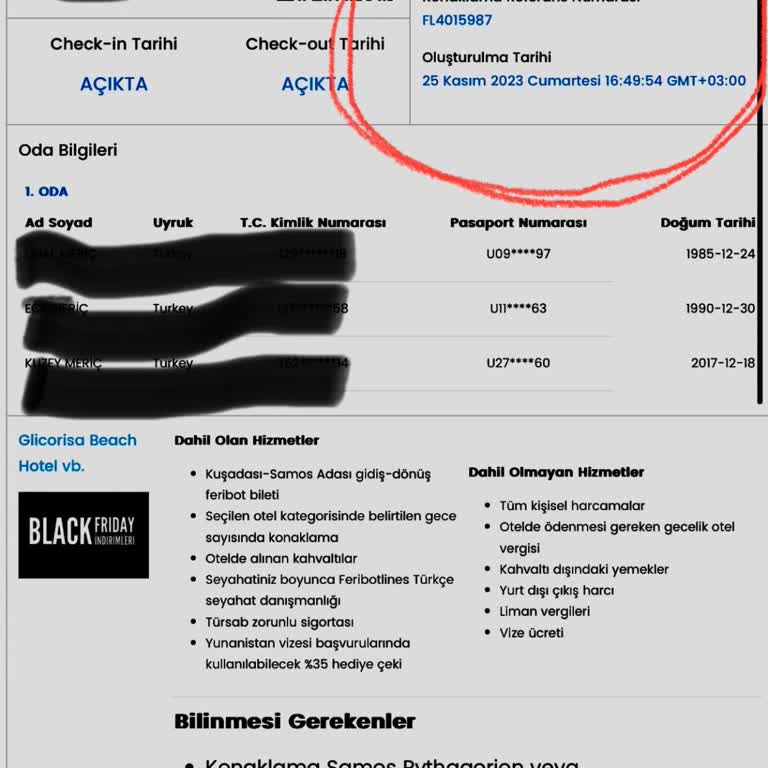 Feribotlines Samos Adası Tatil Paketi Mağduriyeti