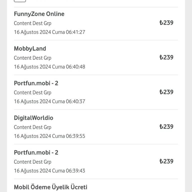 Bilgimiz Dışında Vodafone Pay Abonelik Şoku