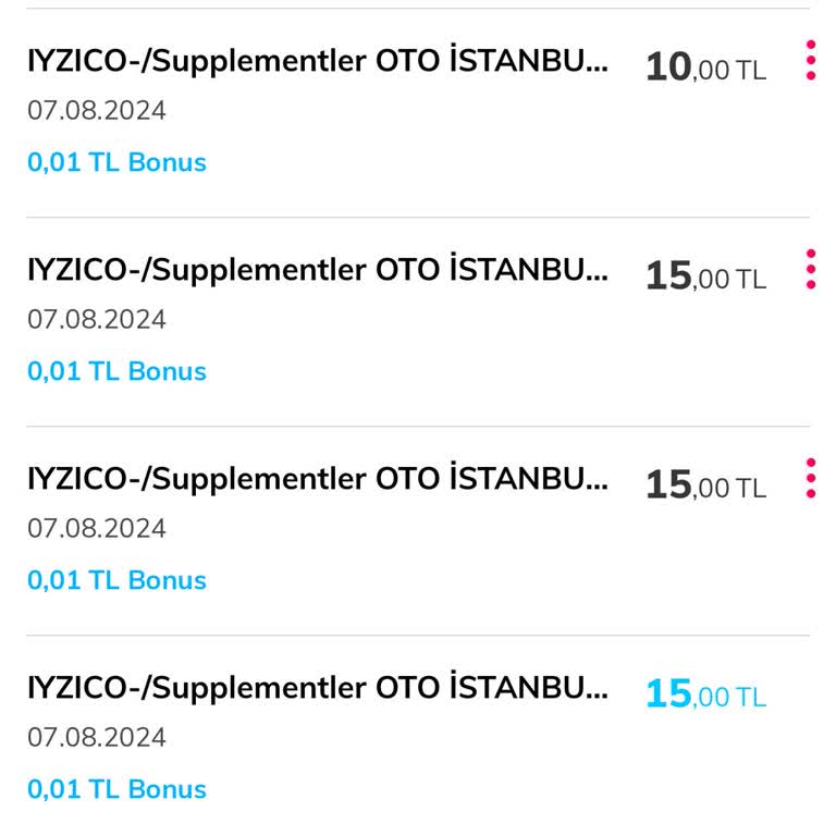 Iyzico-/Supplementler Adı Altında Bilgim Dışında Para Çekilmiş!