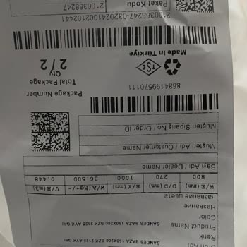 Doğtaş Mobilya Mobilya Hasarlı Ürün Teslimatı