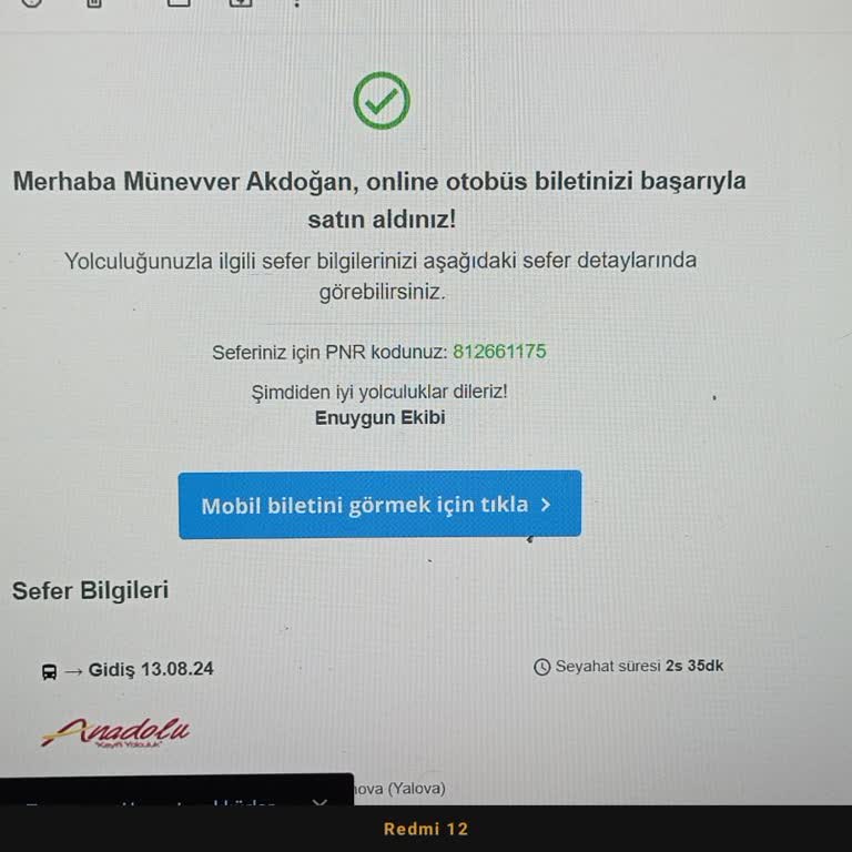 Enuygun.com Yanıltıcı Sefer Bilgileri Ve Para İadesi Sorunu
