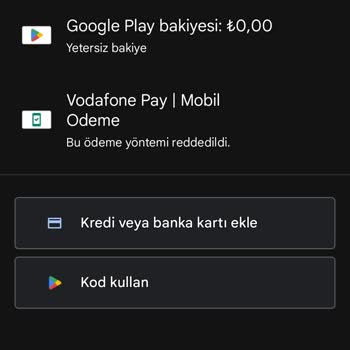 Vodafone Mobil Ödeme Limit Sorunu ve Yetersiz Müşteri Hizmetleri