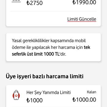 Vodafone Mobil Ödeme Limit Sorunu ve Yetersiz Müşteri Hizmetleri