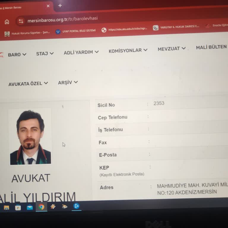 Mersin Barosu Avukatının Haksız İcra İddiası