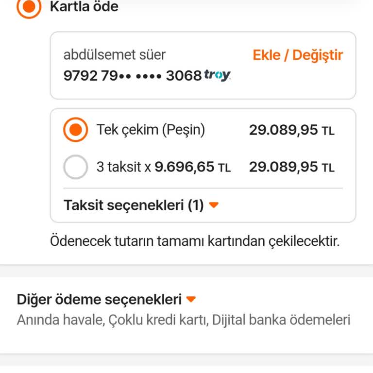 Hepsiburada Taksitli Ürün Taksit Yapılamıyor