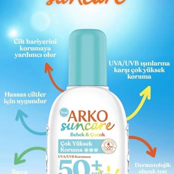 Arko Bebek Ve Çocuk Güneş Kremi Yüzümü Tahriş Etti Hassas Ciltler