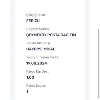PTT Kargo Kime Teslim Ettiniz?