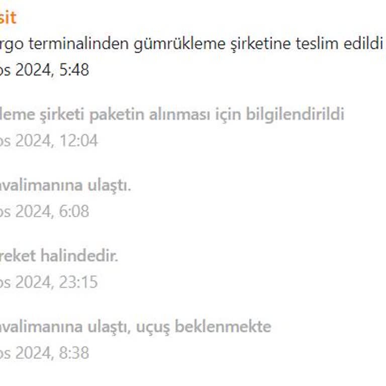 MNG Kargo Gümrükten Ürünümü Almıyor.