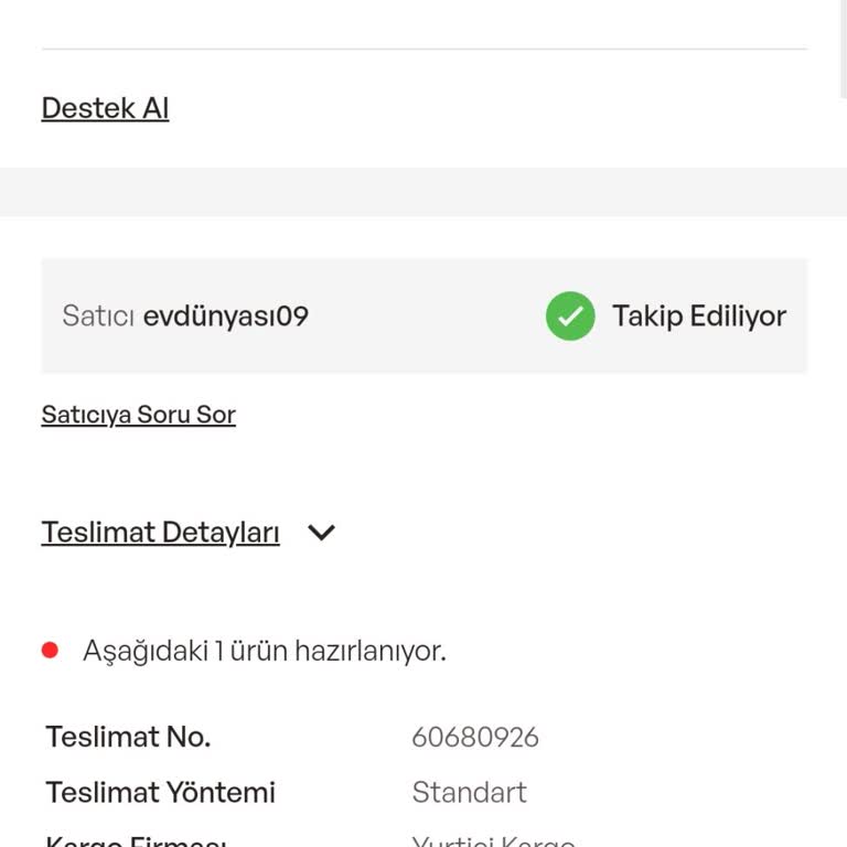 İdefix Aldığım Ürün Hala Gönderilmedi
