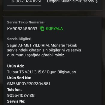 Monster Laptop İle Yaşanan Ciddi Donanım Sorunları