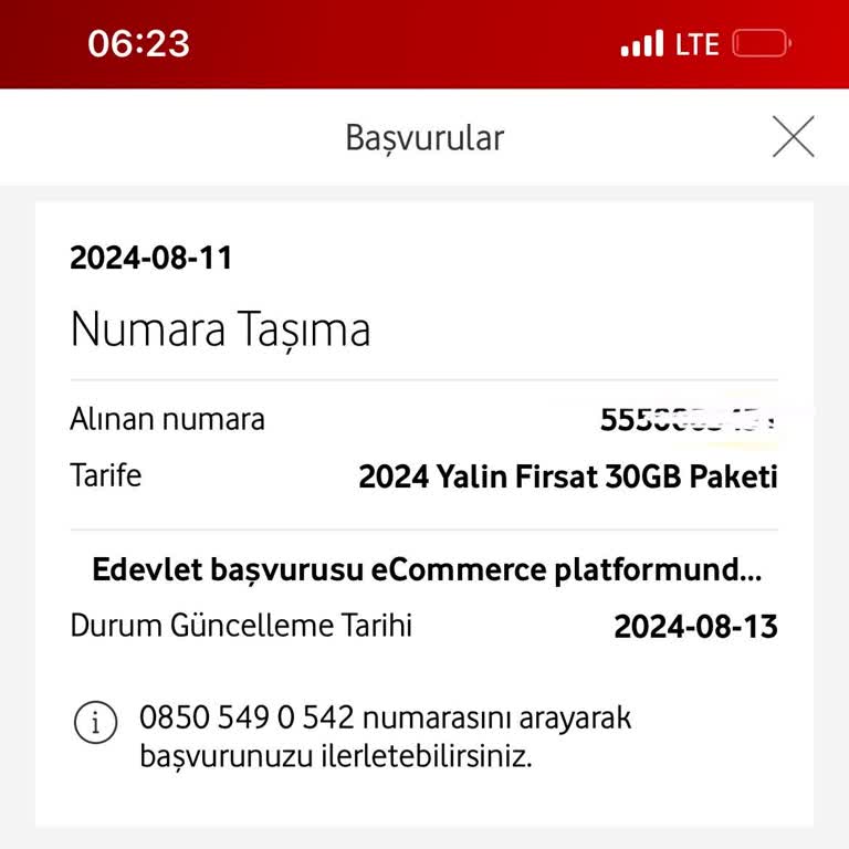 Vodafone Hat Taşıma Sürecinde Bilgilendirme Eksikliği ve İletişim Sorunları