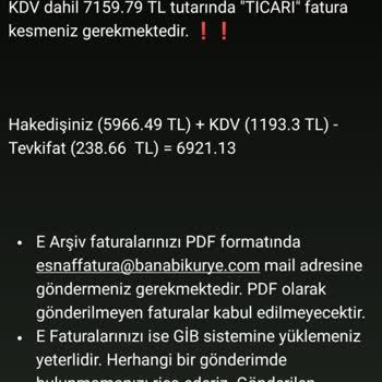 BanaBiKurye Firma Hakkında Usulsüzlük Ve Mağduriyet İddiaları