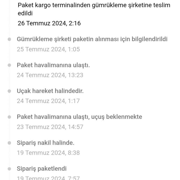 MNG Kargo MNG Temu'dan Verdiğim Siparişi Getirmiyor