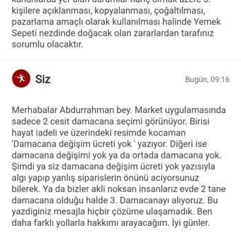 Yemeksepeti Market Damacana Depozito Oyunu