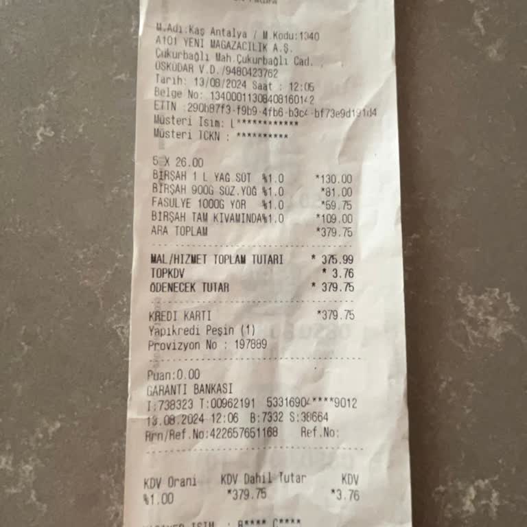 A101 Fatura Bilgilerine Ulaşamıyorum