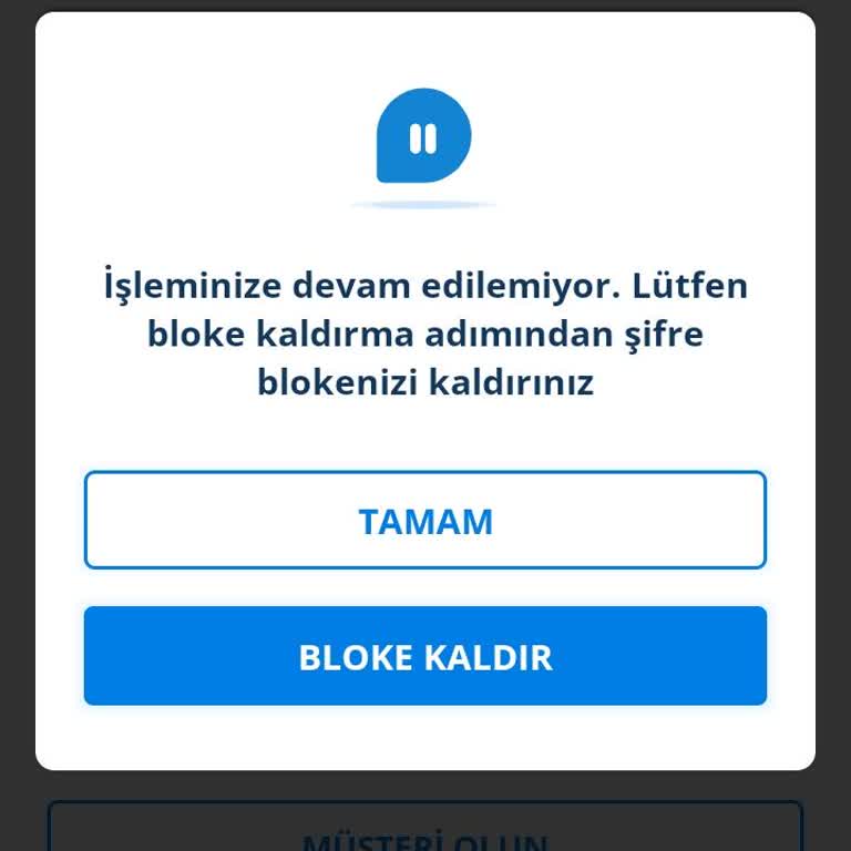 Denizbank Müşteri Temsilcisi Bloke Kaldırma