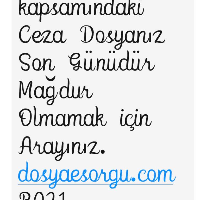 Gundogduklj (SMS) Sn. Müşteki Başlıklı Dava Dosyası Mesajı