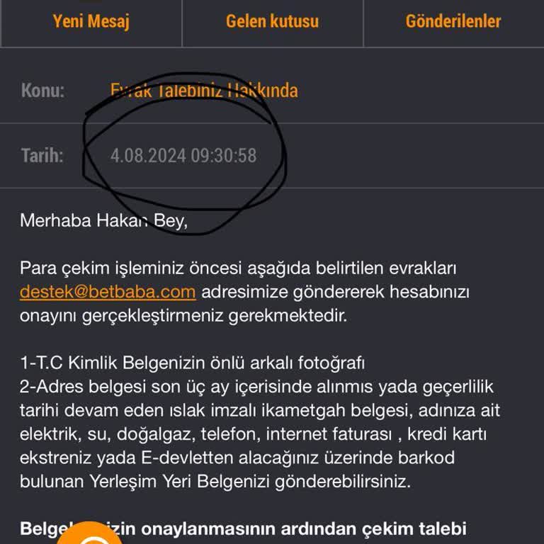 Betbaba İçeride Olan Param Bana Gönderilmiyor 13 Gündür
