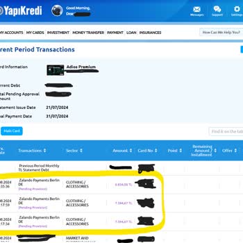 Yapı Kredi Kredi Kartı Habersizce Yurt Dışı Harcama Yapılmasına İtiraz
