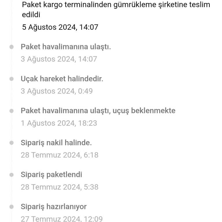 MNG Kargo Temu Siparişimi Gumrukten Almıyor.