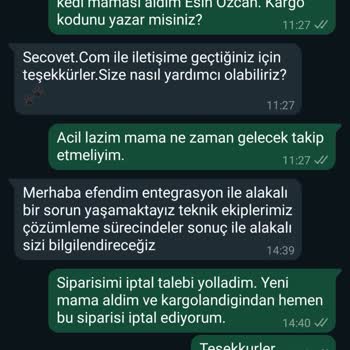 Secovet Sitesi Paramı İade Etmiyor Muhatap Yok