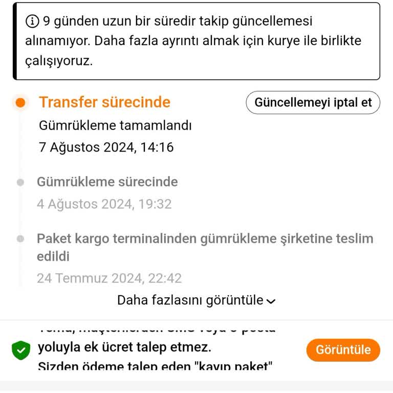 Temu Siparişim Teslim Edilmiyor