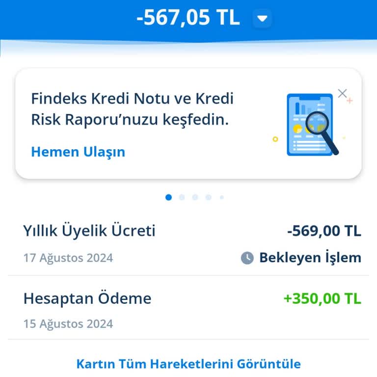 Denizbank Kredi Kartı Ücreti
