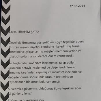 Hummel'dan Aldığım Ayakkabının İadesinin Reddedilmesi.