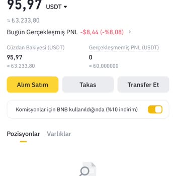 Binance Eksik Bakiye Gösteriyor