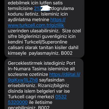 Turkcell Şubesinde Yaşanan Hatalı Hat Taşıma Sorunu