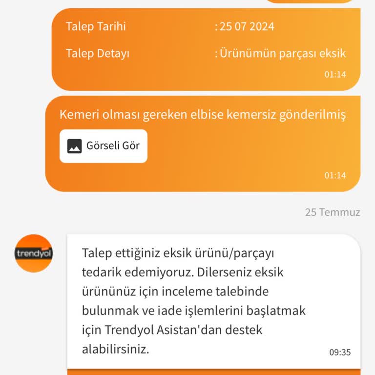 Trendyol Müşteri Mağduriyetini Gideremiyor!