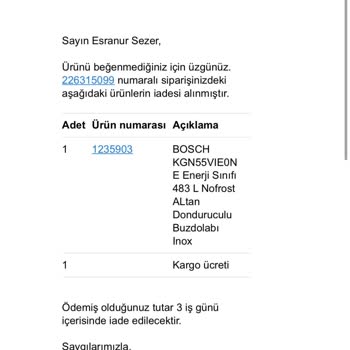 Media Markt Kalitesizliği Ve İş Bilmezliği Buzdolabımı Teslim Edilmedi