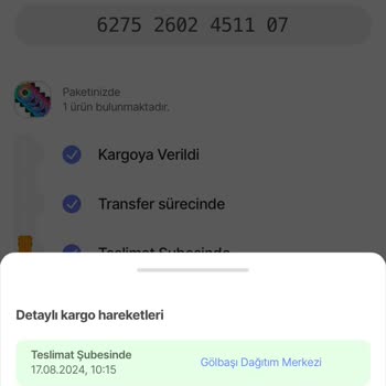 Hepsijet Ürünümü Yanlış Dağıtım Merkezine Göndermiş