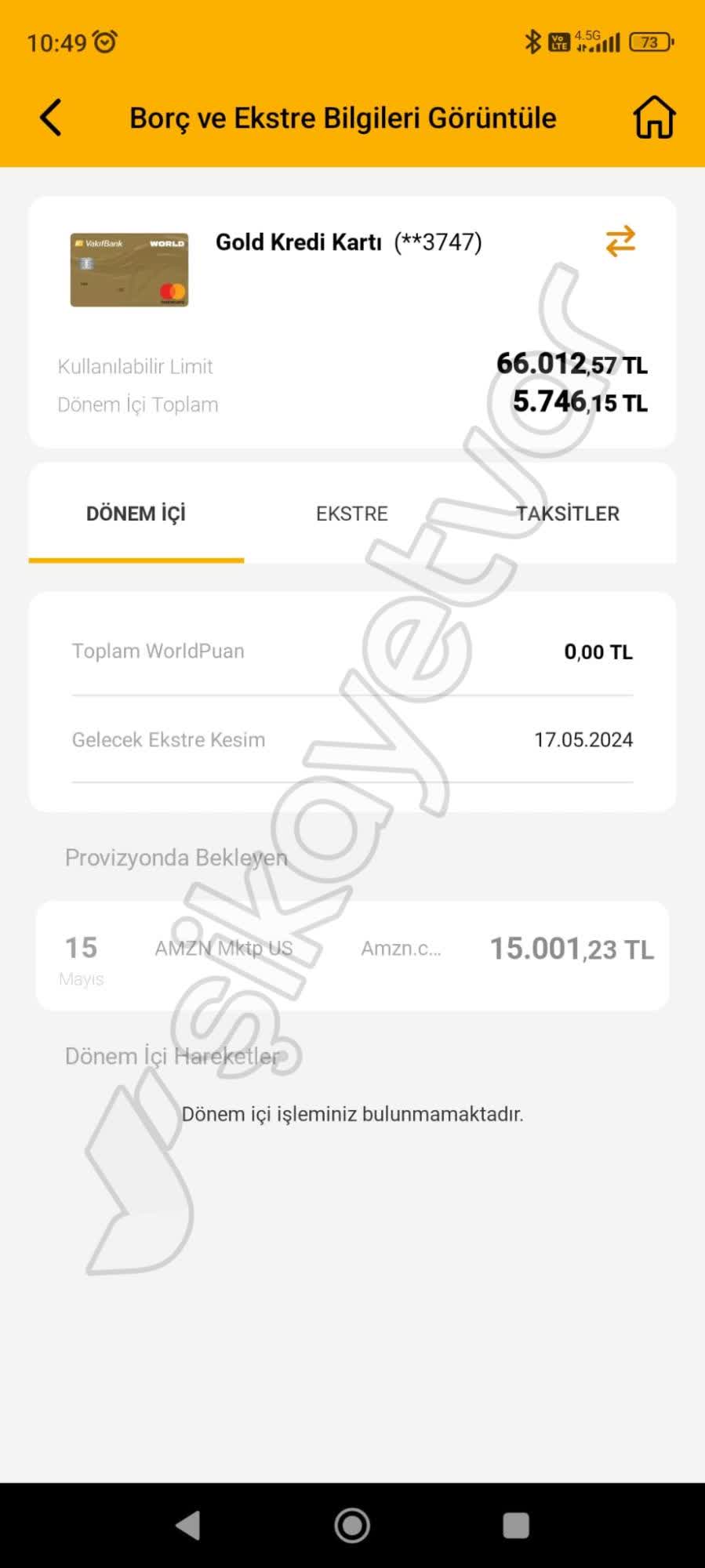 3d Secure - 49/104 - Şikayetvar