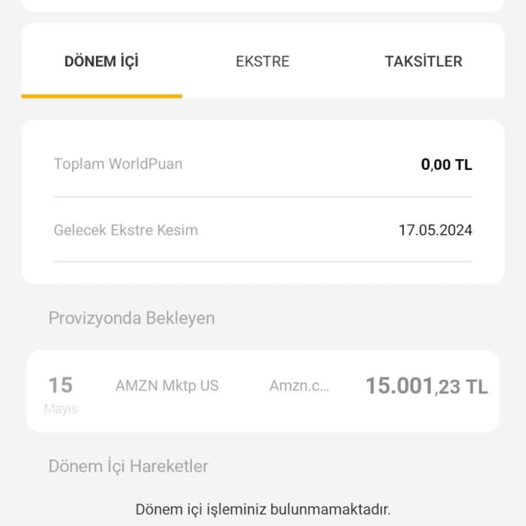 VakıfBank Kredi Kartı Bilgilerim Çalındı Ve Harcama Yapıldı