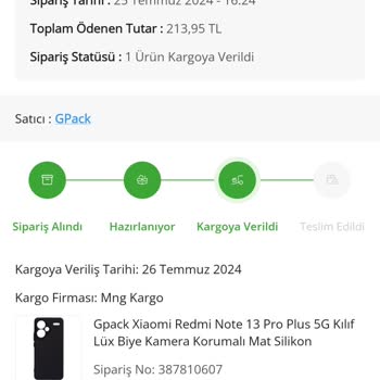 ÇiçekSepeti Yanıltıcı Kargo Bilgisi Ve İade Sorunu