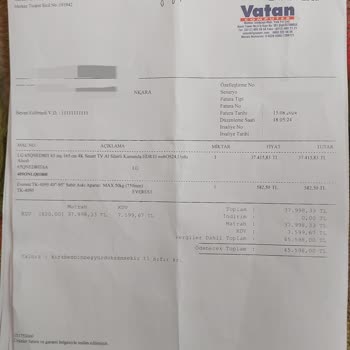 Vatan Bilgisayar Ayıplı Mal Satımı