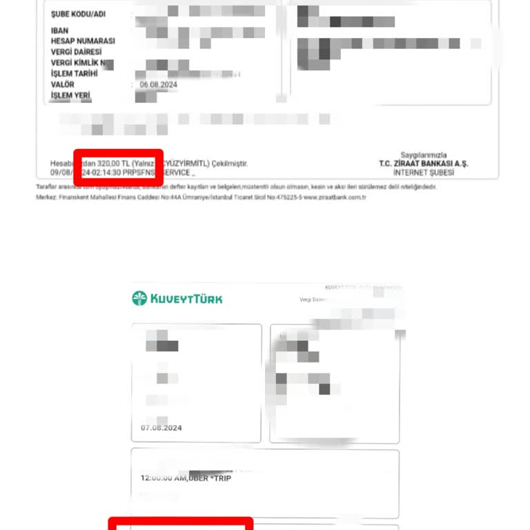 Uber Paramı İade Etmedi