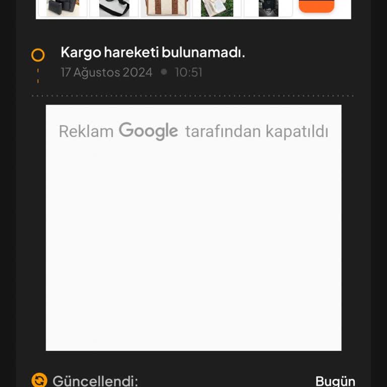 Modamizbir.com Kargo Takip Numarası Hatalı
