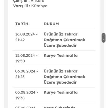 Evdemo Lojistik 130070261119 Numaralı Kargomuz 20 Gündür Teslim Olmuyor Arıyoruz Aça