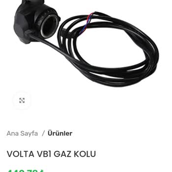 Volta VB1 Katlanabilir Bisiklet Gaz Kolu Hk.
